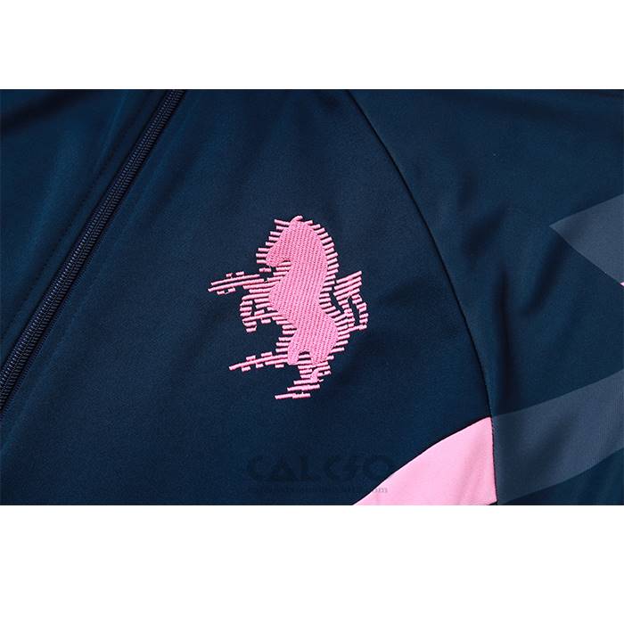 Tuta da Track di Giacca Juventus Bambino 2024-2025 Giallo e Rosa